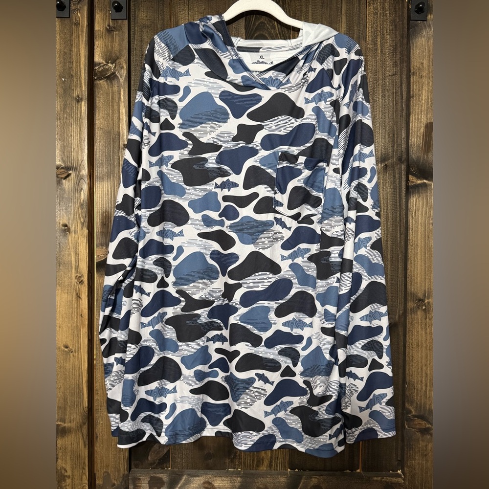 Stylish Camouflage Long Sleeve Shirt
